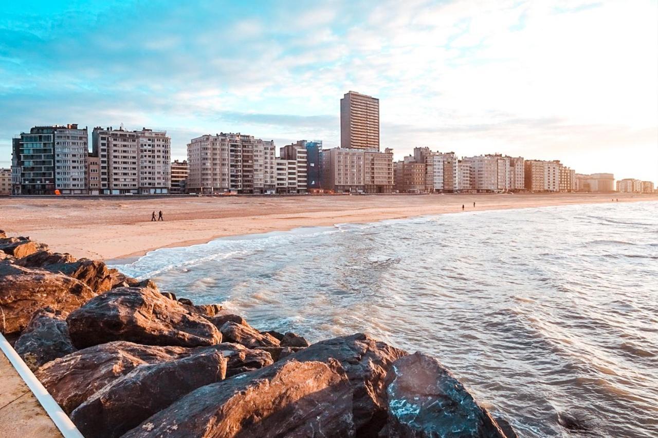 Moderne Appartement Aan Zee Oostende Exteriör bild